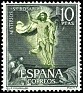 Spain 1962 Rosary 10 Ptas Multicolor Edifil 1473